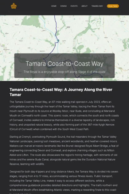 The Royal website guide to The Tamara Way